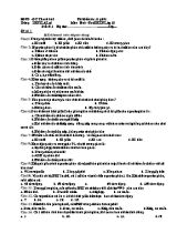 Đề kiểm tra 15 phút môn Sinh học Lớp 10 (Ban KHTN) - Đề số 1 - Trường THPT Lê Lợi